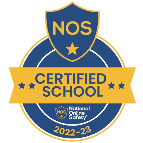 National Online Safety Certified School 2022-23 badge
